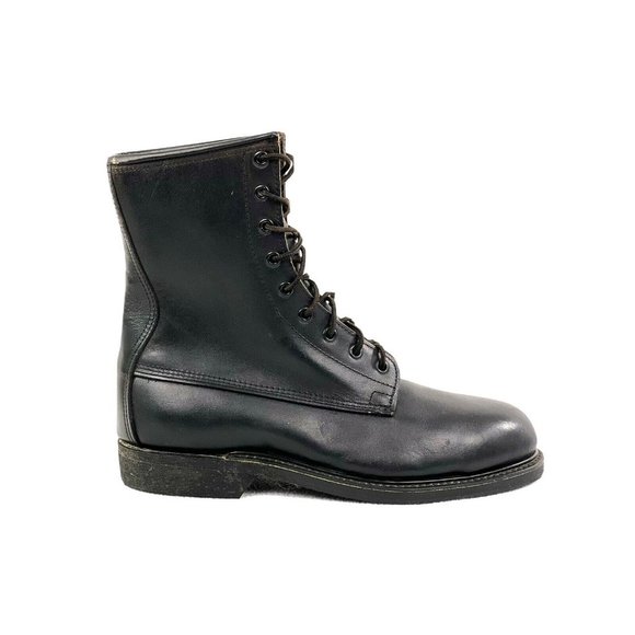 NEW OLD STOCK 1981 Cove Shoe Company Goodyear Military Steel Toe Boots Sz. 7 - Picture 1 of 7
